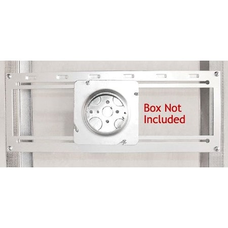 Southwire Box Slider Mounting Bracket, NOVAL Accessory, Galvanized Steel BMB616SL